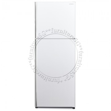 HITACHI R-VX450PMS9 366L 2-DOOR FRIDGE (White)